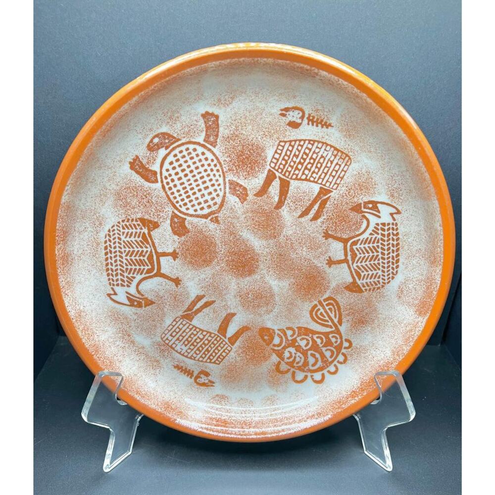 Sigma Stoneware Samburu Safari 10" Vintage Dinner Plate